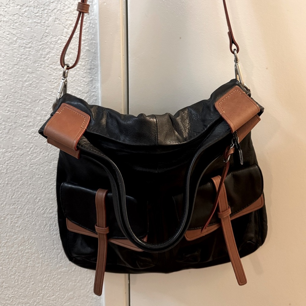 Black Leather Purse